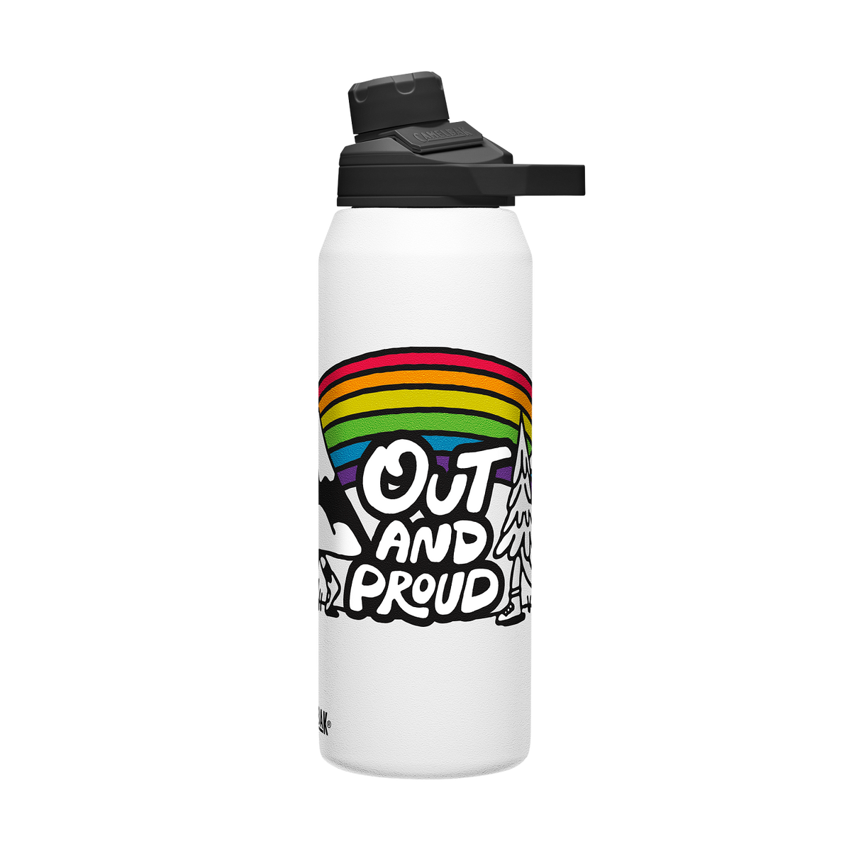 chute-mag-32-oz-water-bottle-insulated-stainless-steel-plus-cleanup-kit-pride-collection-limited-edition-d2 xhvxlhasbo