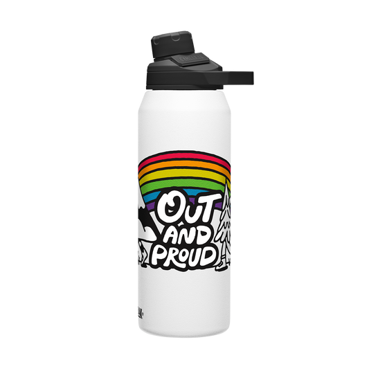 chute-mag-32-oz-water-bottle-insulated-stainless-steel-plus-cleanup-kit-pride-collection-limited-edition-d2 xhvxlhasbo